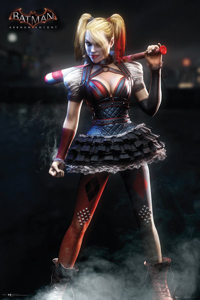 Batman Arkham Knight Harley Quinn Poster Print