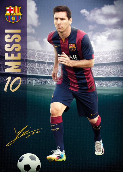 Barcelona Messi 14-15 Poster Print