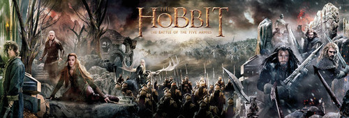 The Hobbit Collage Poster Print