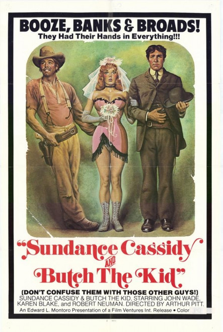 Sundance Cassidy and Butch the Kid Movie Poster Print (27 x 40) - Item # MOVCH3352