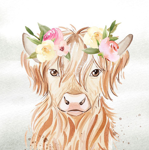 Cow Poster Print - Enya Todd