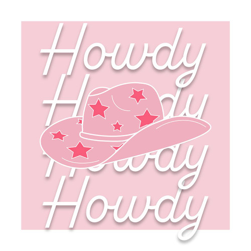 Howdy Poster Print - Rose Design Corinne