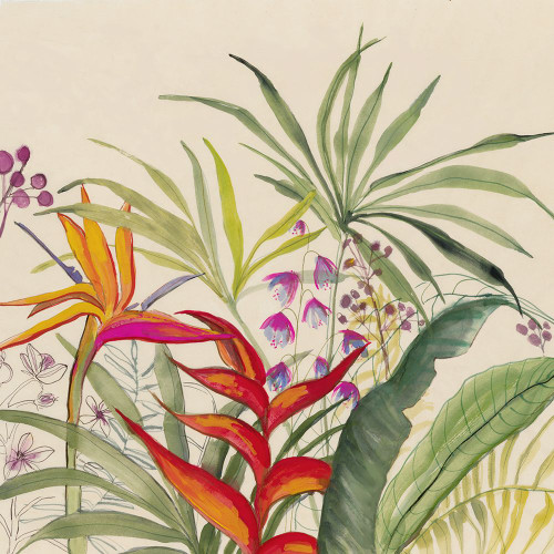 Heliconia Garden Poster Print - Q Jacob