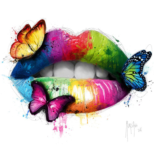 BUTTERFLY KISS Poster Print - Patrice Murciano (24 x 24)