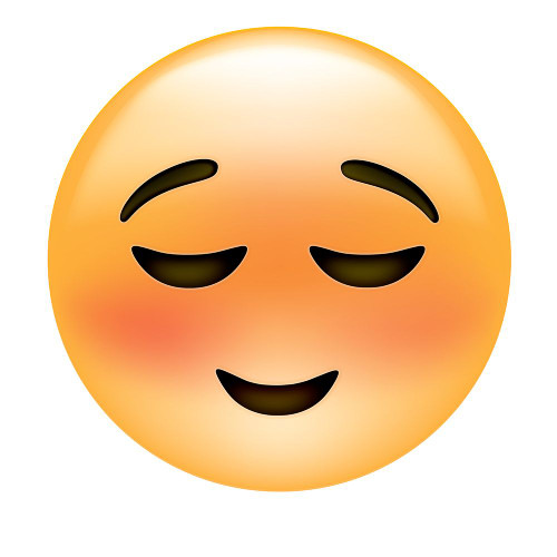 Emoji Small Smile Poster Print - Ali Lynne
