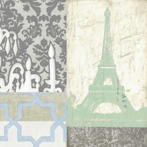 Paris Tapestry II Poster Print - Studio Vision