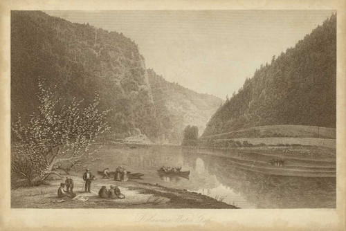 Delaware Water Gap Poster Print - Hinshelwood R.