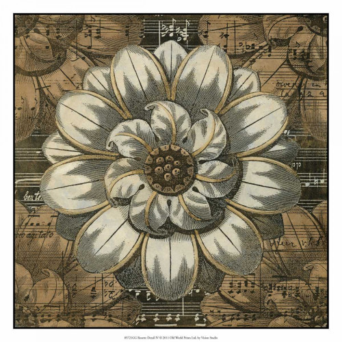 Rosette Detail IV Poster Print - Studio Vision