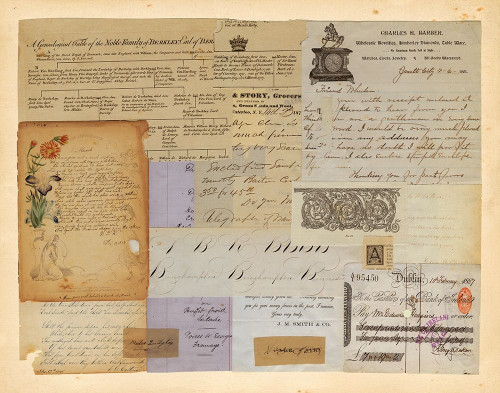 Antique Collage II Poster Print - Studio Vision
