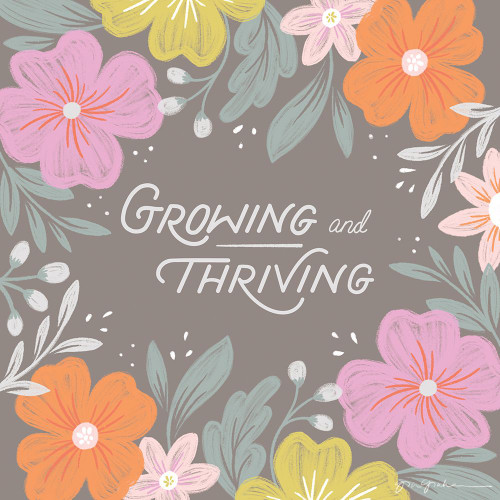 Thriving I Poster Print - Gia Graham