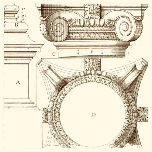 Corinthian Detail IV Poster Print - Studio Vision