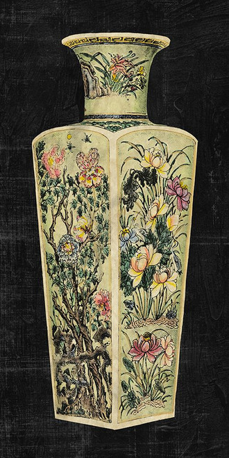 Aged Porcelain Vase I Poster Print - Studio Vision
