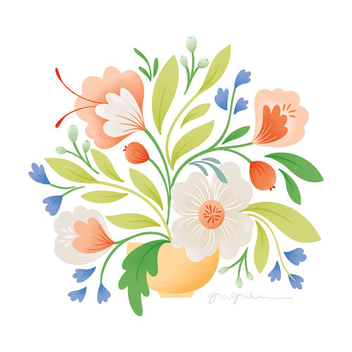 Sweet Bouquet II Bright Poster Print - Gia Graham