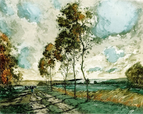 Autumn Landscape IV Poster Print - Studio Vision