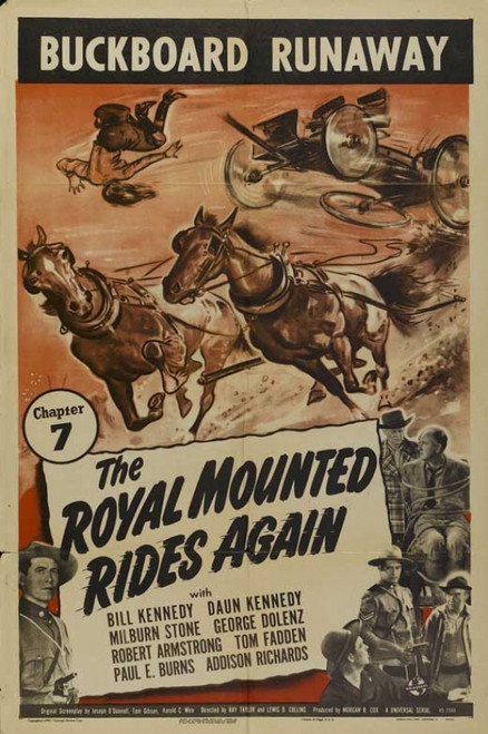 The Royal Mounted Rides Again Movie Poster Print (27 x 40) - Item # MOVCB26843