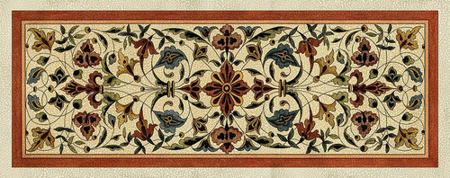 Crackled Tapestry Frieze I Poster Print - Studio Vision