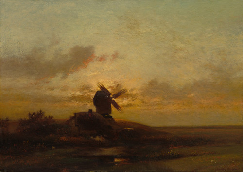 The Windmill  Poster Print by Jules Dupr√É¬©