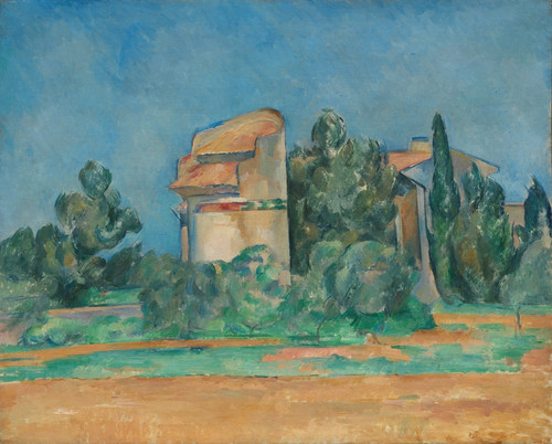The Pigeon Tower at Bellevue  Poster Print by Paul C√©zanne
