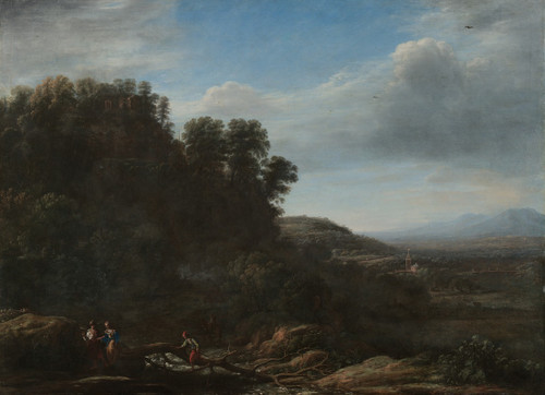 Italian Landscape  Poster Print by Claude Lorrain