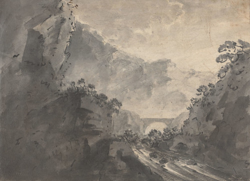 A Picturesque Landscape Poster Print by William Gilpin