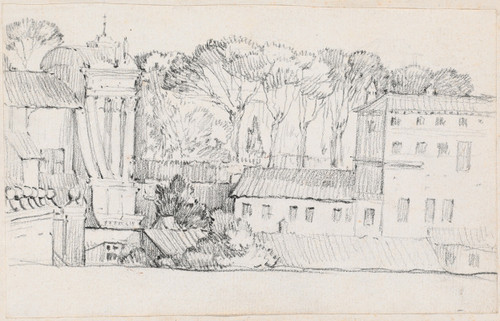 Roman Rooftops  Poster Print by Joseph-Marie Vien