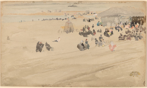 Beach Scene  Poster Print by James Abbott McNeill Whistler