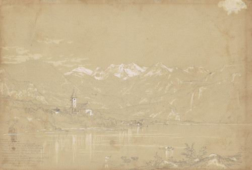 Lake of Brienz  Poster Print by John William Casilear