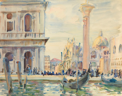 The Piazzetta  Poster Print by John Singer Sargent