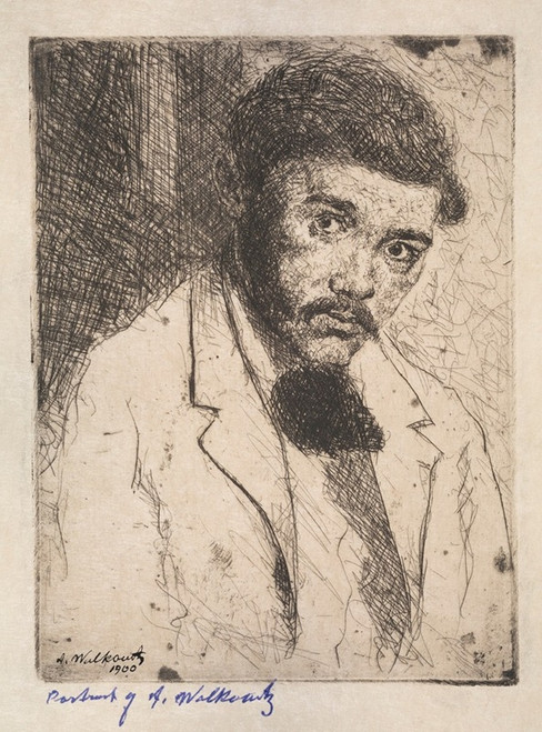 Self-Portrait  Poster Print by Abraham Walkowitz
