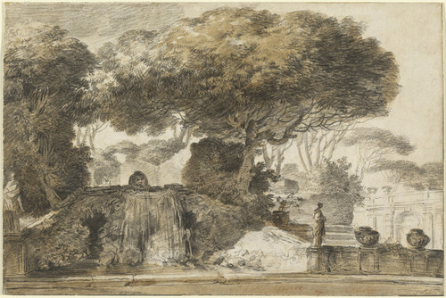Park of an Italian Villa  Poster Print by Fran√É¬ßois-Andr√É¬© Vincent