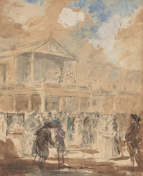 Parade  Poster Print by Augustin de Saint-Aubin