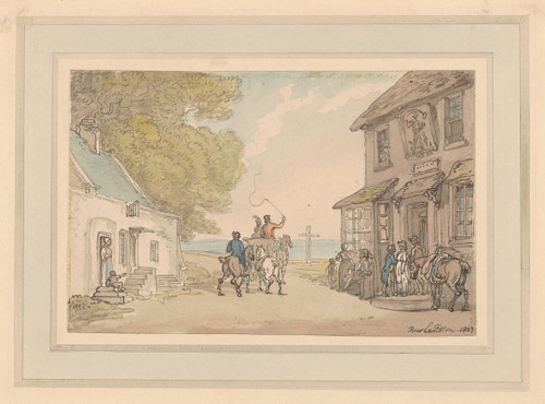 The crossroads  Poster Print by Thomas Rowlandson