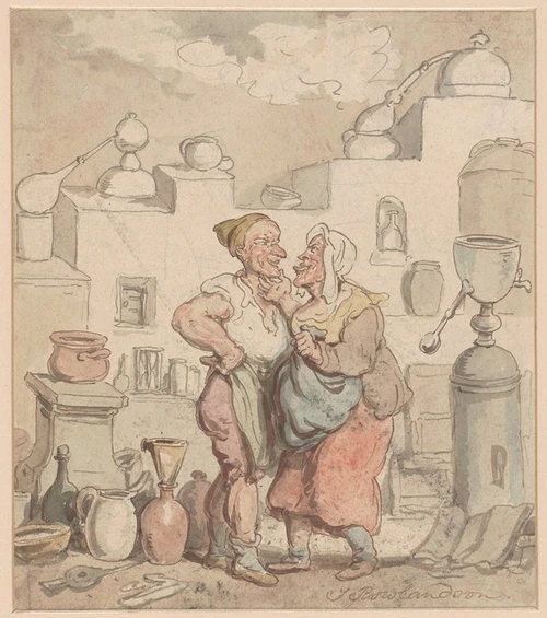 The chemist  Poster Print by Thomas Rowlandson