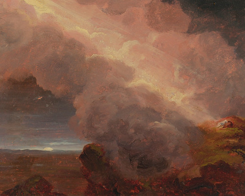 Clouds On The Mountaintop Poster Print by Thomas Cole