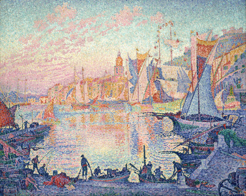 The Port of Saint-Tropez Poster Print by Paul Signac