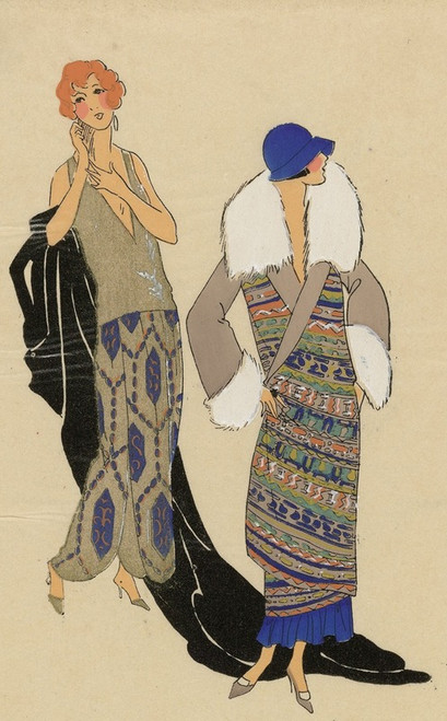 MYRTHO. ‚Äì Somptueuse, cette robe du soir‚Ä¶  Poster Print by Anonymous