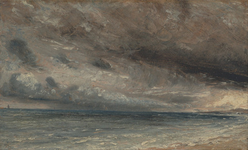 Stormy Sea, Brighton  Poster Print by John Constable