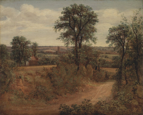 Lane near Dedham  Poster Print by John Constable
