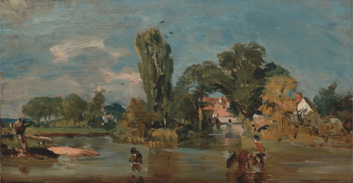 Flatford Mill Poster Print by John Constable