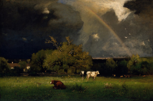 The Rainbow Poster Print by George Inness