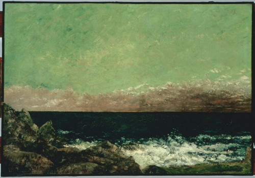 The Mediterranean Poster Print by Gustave Courbet