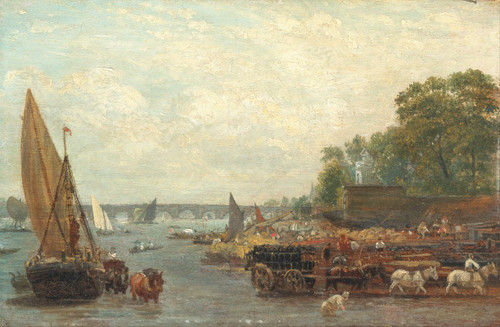 Westminster Bridge Poster Print by Frederick Nash