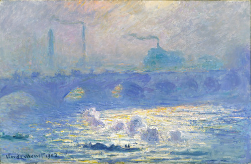 Waterloo Bridge  Poster Print by Claude Monet
