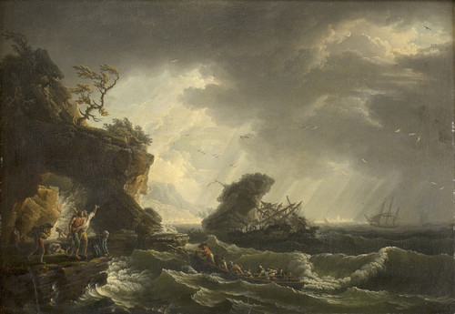 A Shipwreck  Poster Print by Claude-Joseph Vernet
