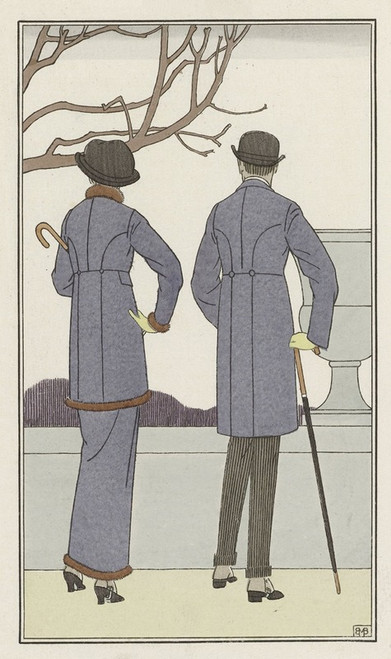Costumes, pour un ensemble  Poster Print by Monogrammist BMB