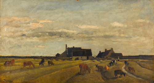 Farm at Kerity, Brittany Poster Print by Charles Fran√É¬ßois Daubigny