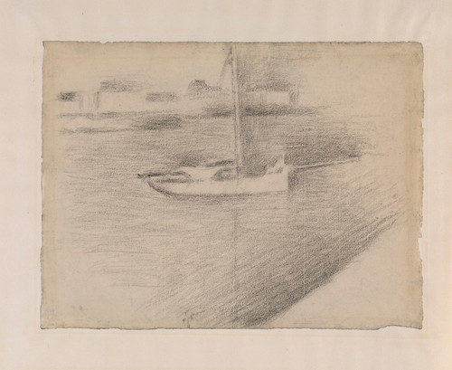The Clipper  Poster Print by Georges Seurat