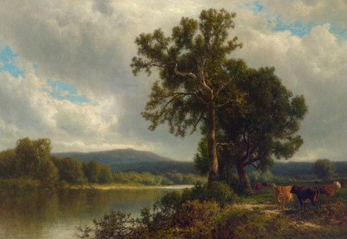 Scene at Napanoch  Poster Print by William Hart