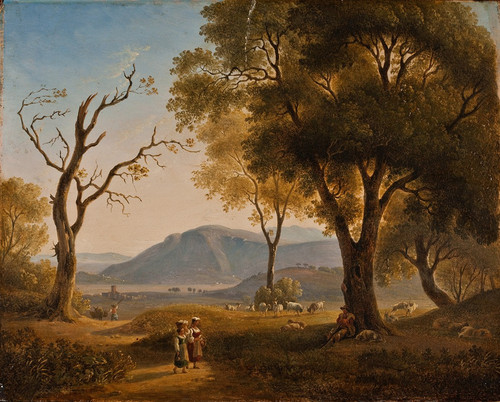 Italian Landscape Poster Print by Abraham Teerlink
