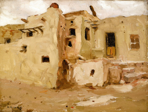 Walpi Pueblo Poster Print by Eanger Irving Couse